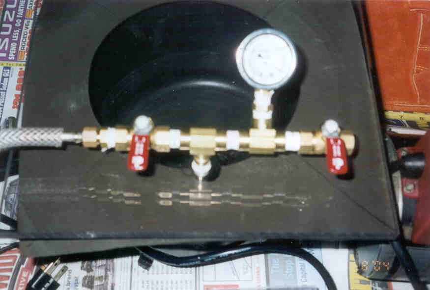 Propellant Degassing Vacuum Valve Manifold